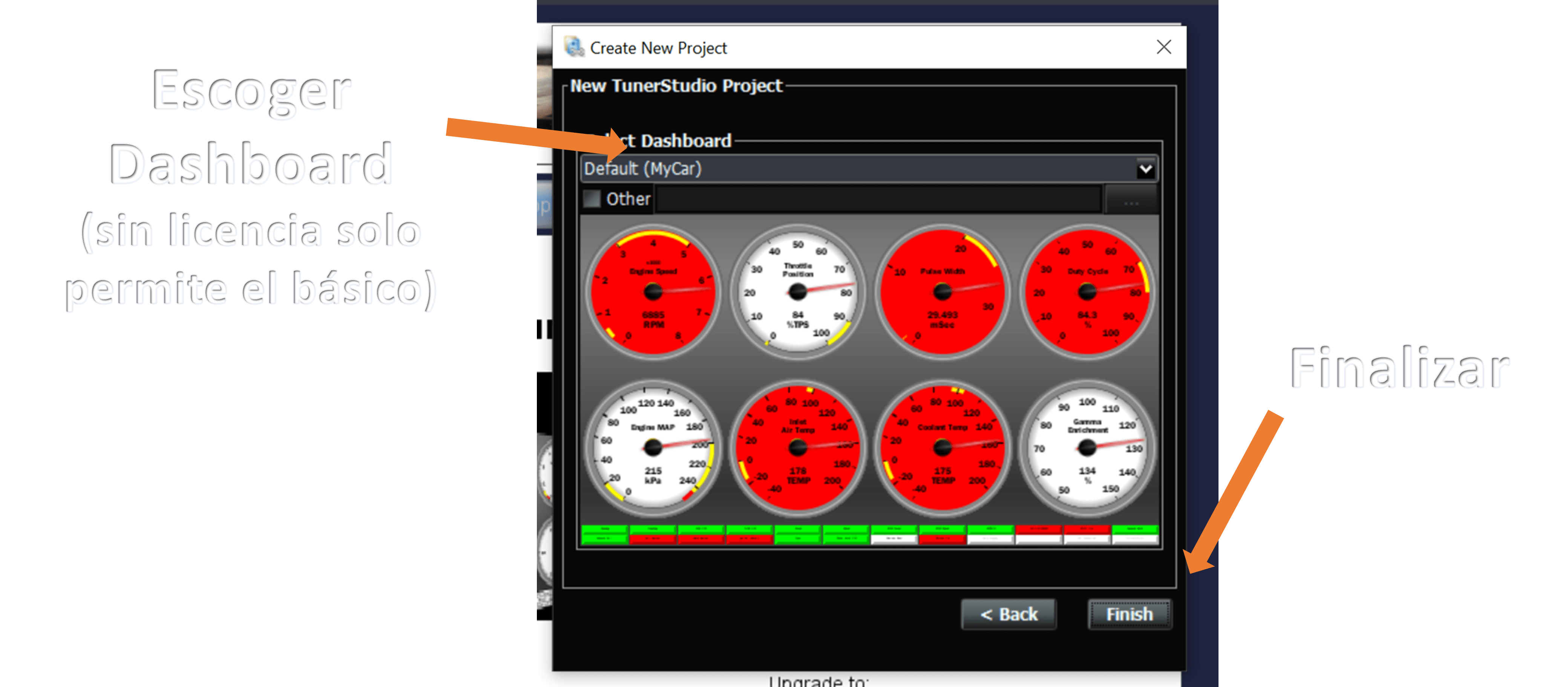 Configuración TunerStudio GNVPerformance